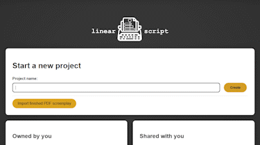 Project creation / PDF import preview